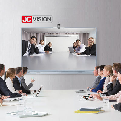 JCVISION 75-calowy JCHUB Interaktywny płaski panel z czarnym/srebrnym kolorem IR 20 punktów dotykowych do edukacji/konferencji