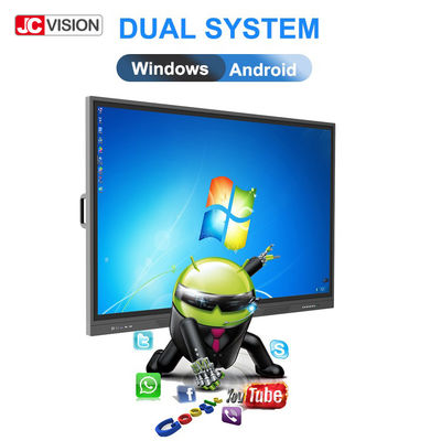 86" Cyfrowy wyświetlacz OLED 4K z 20 punktami dotyku, interaktywna tablica konferencyjna OPS