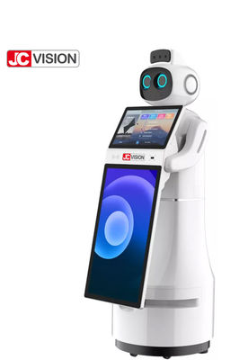 Robot recepcyjny JCVISION do termowizyjnego pomiaru temperatury i obsługi gości