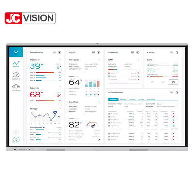 Tablica interaktywna JCVISION Classroom Digital Whiteboard 4K dla edukacji, wielodotykowa
