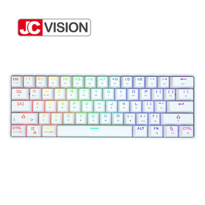 60% Membranowa klawiatura mechaniczna 61 klawisze Mini ABS Case RGB Hot Swap