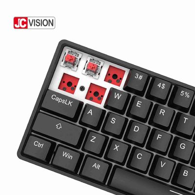60% Membranowa klawiatura mechaniczna 61 klawisze Mini ABS Case RGB Hot Swap