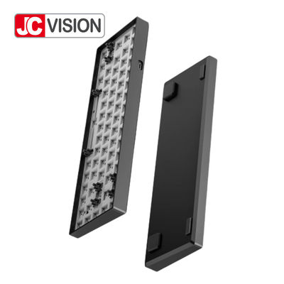 Niestandardowy styl aluminiowy zestaw obudowy klawiatury mechanicznej 68 klawiszy z podświetleniem LED RGB