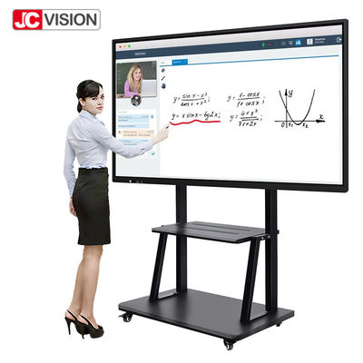 110" Tablica interaktywna Jcvision 4k z ekranem dotykowym do nauczania w klasie