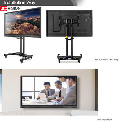 110" Tablica interaktywna Jcvision 4k z ekranem dotykowym do nauczania w klasie
