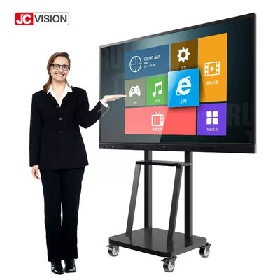 55 - 110 calowy wyświetlacz LCD z ekranem dotykowym, gniazdo OPS, edukacyjna, inteligentna, interaktywna tablica