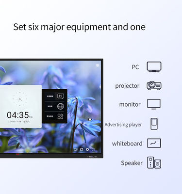 JCVISION 105-calowa interaktywna tablica dotykowa Smart Board na podczerwień z systemem Android 11