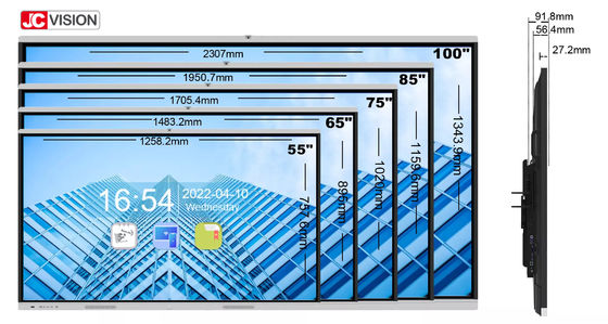 JCVISION Classroom Interaktywny Smartboard 86 cali z systemem operacyjnym Android