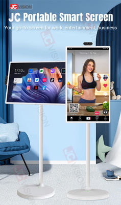 JCVISION Przenośny 24 cali obracający się wyświetlacz dotykowy HD IPS Smart Board