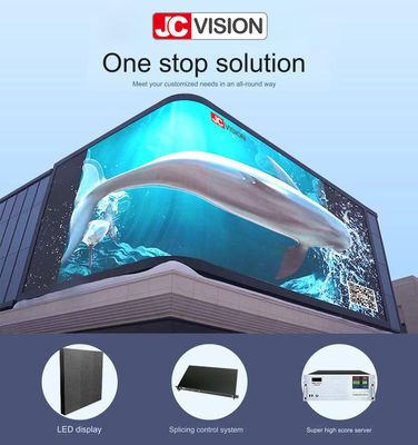 JCVISION Dostosowana Reklama 3D LED Outdoor bez Okularów dla Centrów Handlowych