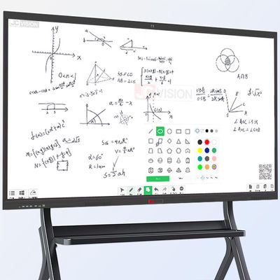 JCVISION 75-calowy interaktywny panel płaski z systemem Android 13.0, podświetlenie LED stereo 15W*2