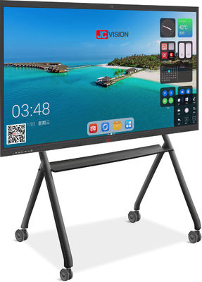 JCVISION 75-calowy interaktywny panel płaski z systemem Android 13.0, podświetlenie LED stereo 15W*2