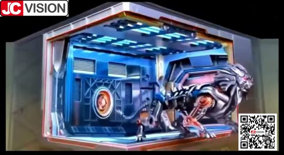 JCVISION Energooszczędny Wyświetlacz LED z Efektem 3D do Reklamy Cyfrowej