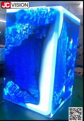JCVISION Energooszczędny Wyświetlacz LED z Efektem 3D do Reklamy Cyfrowej