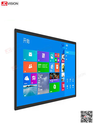 JCVISION 1080P 4K panel ekranu dotykowego 32 42 50 55 65 cali ekran dotykowy wyświetlacz interaktywny kiosk