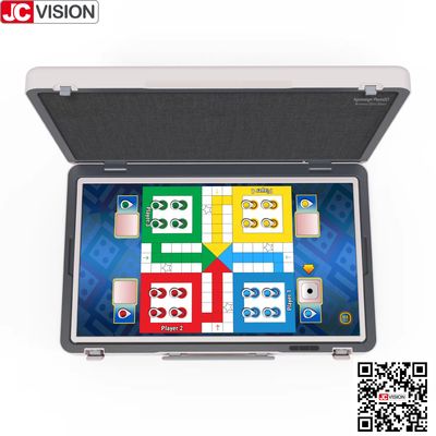 JCVISION 27" monitor w walizce, ekran dotykowy, system Android 12, inteligentna walizka
