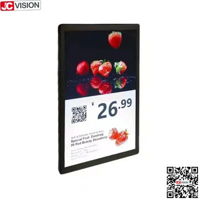 JCVISION 10,1-calowy wyświetlacz z dwoma ekranami do elektronicznych etykiet cenowych produktów, digital signage/ekran dotykowy