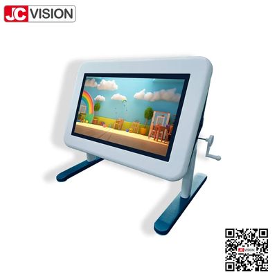 JCVISION Android 32" LCD Wyświetlacz 20-punktowy Ekran Dotykowy Edukacyjny Stół Dotykowy z Regulacją Wysokości