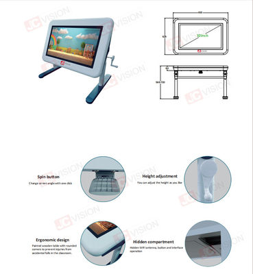 JCVision 32" Duży ekran Android Smart Touch Stół do gier edukacyjnych