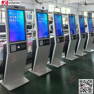 JCVISION 32-calowy terminal samoobsługowy do płatności i informacji przy kasie