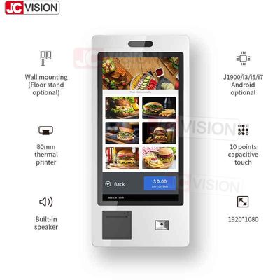 15.6 21,5 24 32 Inch Indoor Floor Standing Self-service Kioski płatnicze Terminal Self-Service Checkout Kiosk Maszyna dostawca