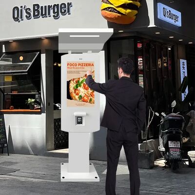 32calowy zewnętrzny komputer z systemem Android Self Service Kiosk płatniczy z paskiem LED