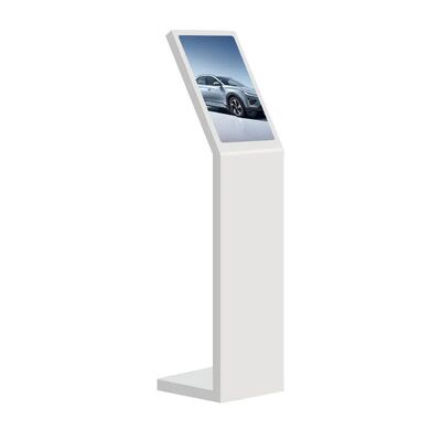 18,5 21,5 cala samoobsługowy cyfrowy interaktywny kiosk informacyjny L Typ pionowy ekran dotykowy kiosk biały