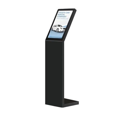 18,5 21,5 cala samoobsługowy cyfrowy interaktywny kiosk informacyjny L Typ pionowy ekran dotykowy kiosk biały