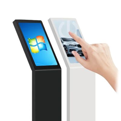 18,5 21,5 cala samoobsługowy cyfrowy interaktywny kiosk informacyjny L Typ pionowy ekran dotykowy kiosk biały