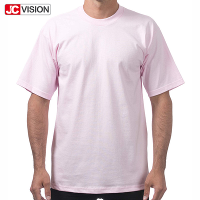 JCVISION T Shirt for Men's Clothing Men's T-Shirts 100% Cotton O Neck Short Sleeve Plain Oversized Summer Shirt