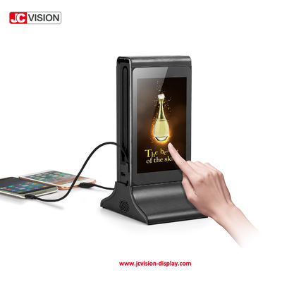 1280*800 Reklamy na górze stołu Ekran wyświetlacz Restauracja Power Bank 1G DDR3