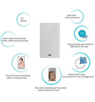 JCVISION DIY Smart Mirror Wall Mounting Smart Magic Mirror 32 cala 42 cala 55 cala