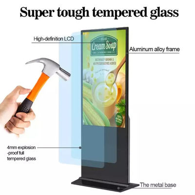 8ms Pionowy Wyświetlacz Digital Signage Cyfrowy Wyświetlacz LCD TV 8GB ROM