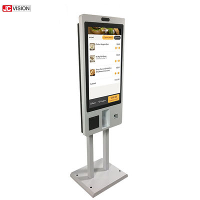 Maszyna do płatności kiosk z wieloma ekranami dotykowymi 32 cali System samodzielnego zamawiania w restauracji