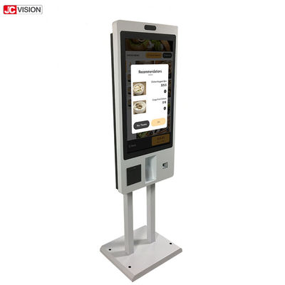 Maszyna do płatności kiosk z wieloma ekranami dotykowymi 32 cali System samodzielnego zamawiania w restauracji