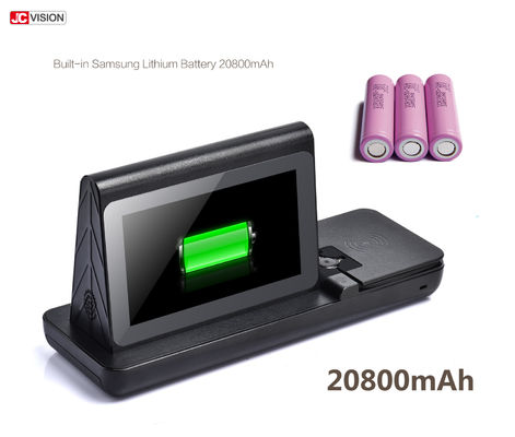 NFC 4G Bezprzewodowe Ładowanie Power Bank Menu, 7-calowy TFT Digital Signage w Sklepie