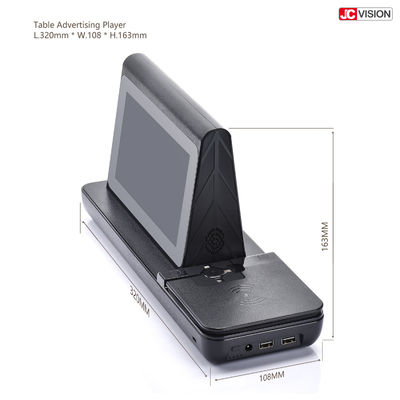 NFC 4G Bezprzewodowe Ładowanie Power Bank Menu, 7-calowy TFT Digital Signage w Sklepie
