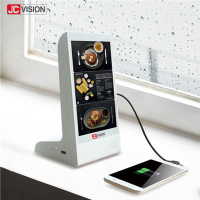 Restauracja 1080P HD Stolik Digital Signage Wi-Fi Dual Power Bank Menu