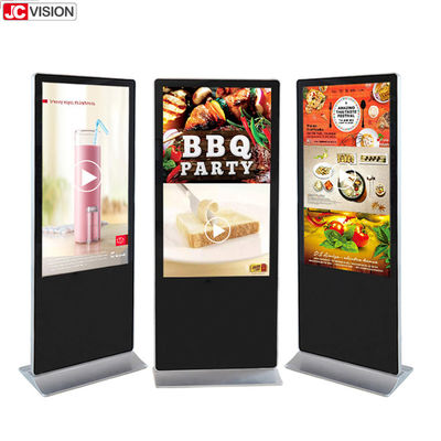 65-calowy odtwarzacz Android Digital Signage, 8ms wolnostojący ekran reklamowy LCD