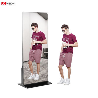 Cyfrowe ekrany reklamowe z lustrem i inteligentnym dotykiem LCD, 49 55 65 cali
