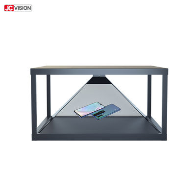 19-calowy przezroczysty ekran LCD 360 stopni 3D Hologram Szklana Piramida Prezentacyjna
