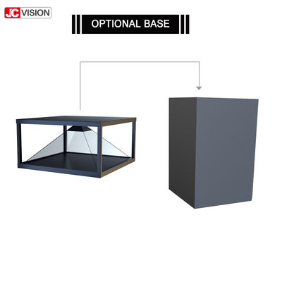 360 stopni przezroczysty ekran LCD 3D Holograficzny Piramida 80x80CM