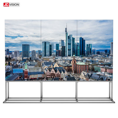 55-calowy uchwyt do montażu bezszwowego monitora w ścianie 3x3, uchwyt do ekranu LCD do łączenia ścian wideo