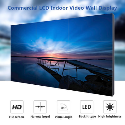Cyfrowy ekran ścian wideo LCD Ekrany splicingowe Wyświetlacz 3x3 Kontroler ścian wideo 49 cali