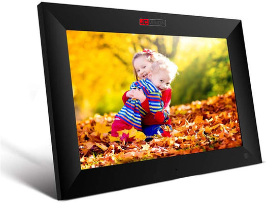 Cyfrowa ramka na zdjęcia IPS z ekranem dotykowym HD, 16 GB, obsługuje aplikację, 10,1 cala