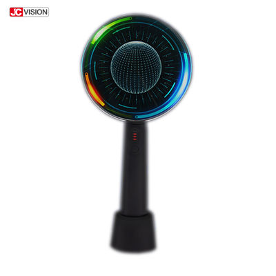 Ręczny wyświetlacz 3D Holograficzny 10cm 3D LED Hologram Fan Display Pływający obraz
