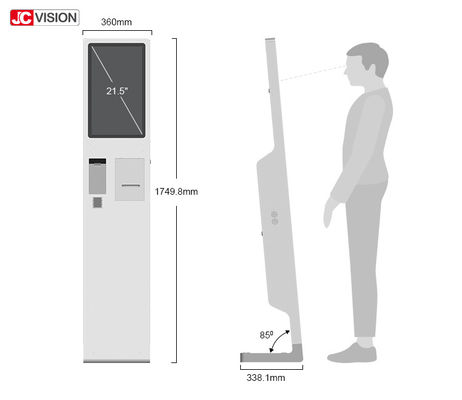 21Kiosk samoobsługowy o wymiarze 5 cali, monitor z ekranem dotykowym, kiosk do restauracji typu fast food.