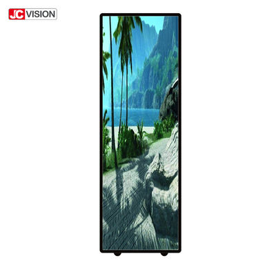 HD P6 P4 DIY Smart Mirror Billboard Ruchomość podłogowa Standing Touchscreen Smart Mirror