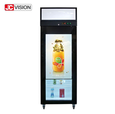 JCVISION 42-calowy wyciągany bar LCD wyświetlacz drzwi lodówki cyfrowy monitor reklamowy