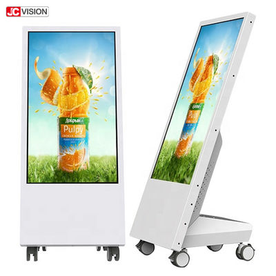 32" 1920x1080 350 nitów Mobilne oznakowanie cyfrowe LCD z kółkami